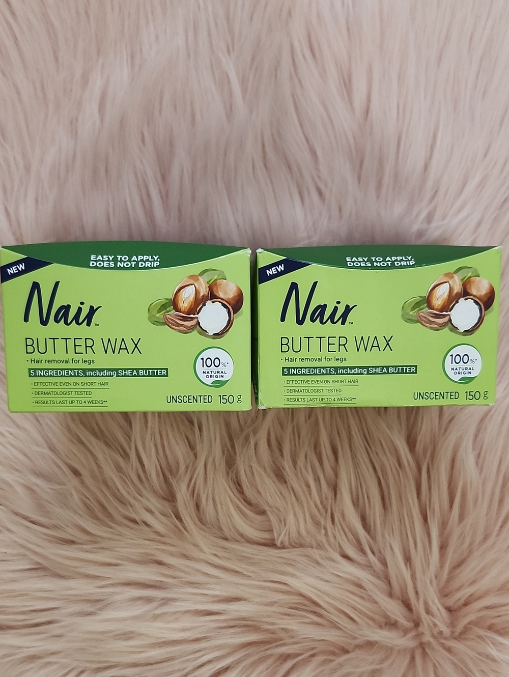 Brand New 2CT BUNDLE NAIR  BUTTER WAX HAIR REMOVER